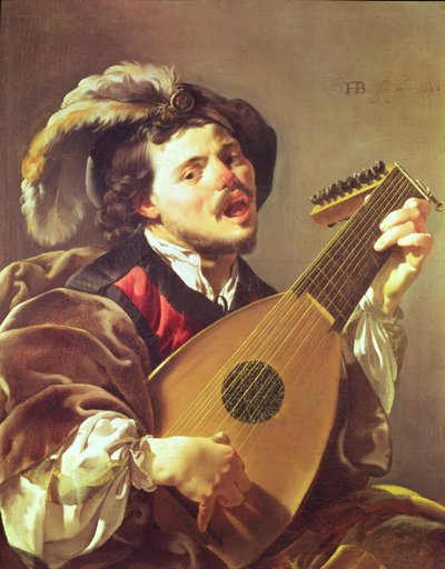 Il Suonatore di Liuto, 1624 da Hendrick ter Brugghen